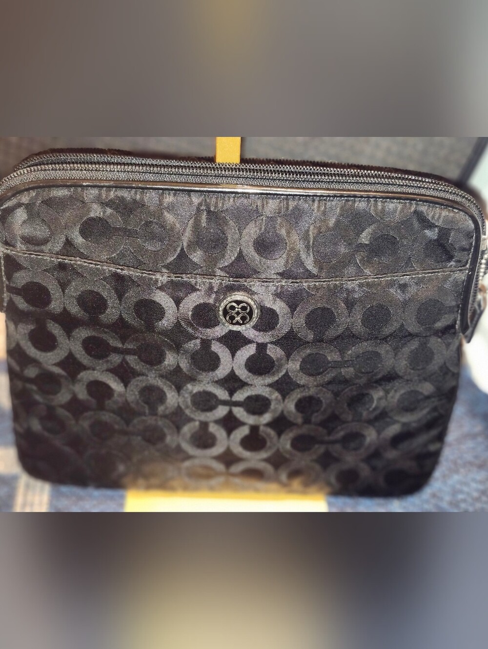 Black Coach Signature Tablet Case